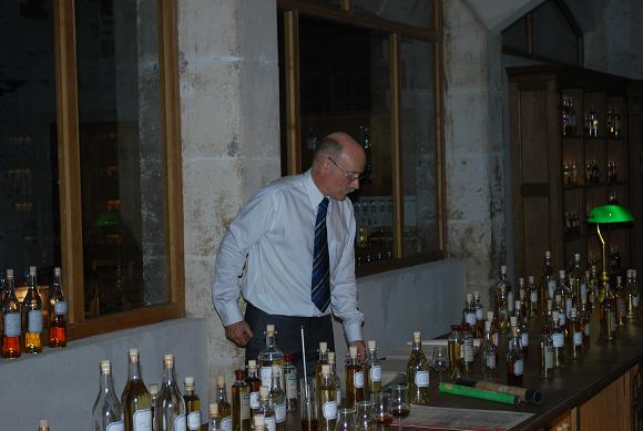 The whole range of Martell house cognacs over the years